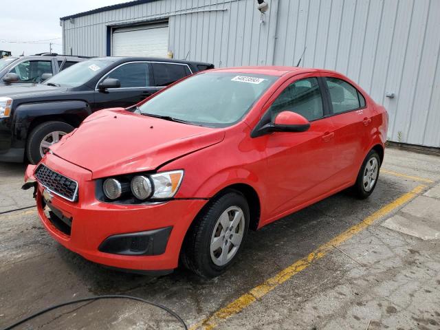 1G1JA5SH5E4108754 - 2014 CHEVROLET SONIC LS RED photo 1