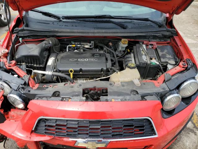 1G1JA5SH5E4108754 - 2014 CHEVROLET SONIC LS RED photo 11