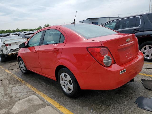 1G1JA5SH5E4108754 - 2014 CHEVROLET SONIC LS RED photo 2