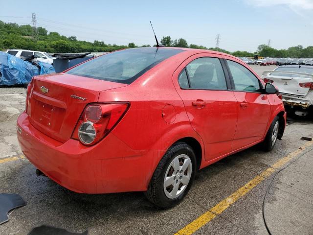 1G1JA5SH5E4108754 - 2014 CHEVROLET SONIC LS RED photo 3