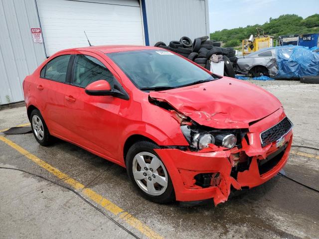 1G1JA5SH5E4108754 - 2014 CHEVROLET SONIC LS RED photo 4