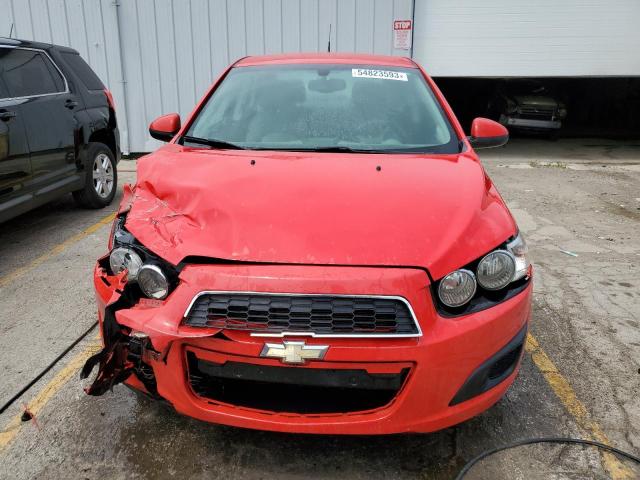 1G1JA5SH5E4108754 - 2014 CHEVROLET SONIC LS RED photo 5
