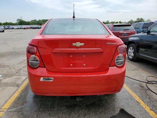 1G1JA5SH5E4108754 - 2014 CHEVROLET SONIC LS RED photo 6