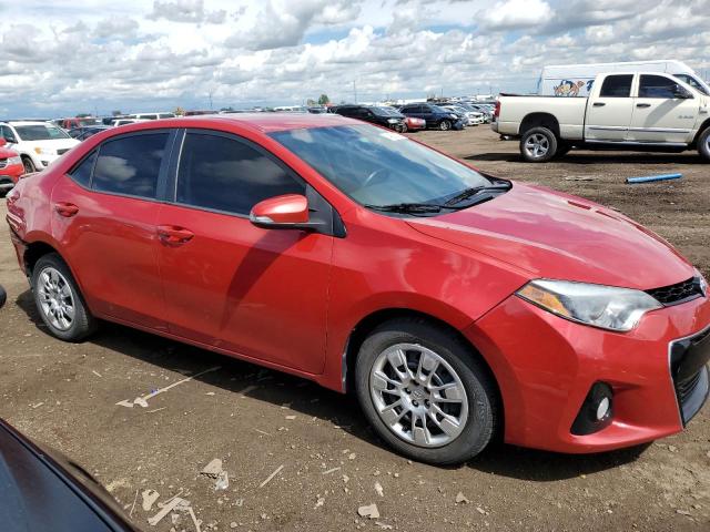 2T1BURHE6GC650470 - 2016 TOYOTA COROLLA L RED photo 4