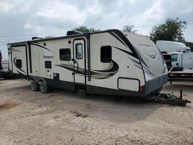 4YDT32929KK412460 - 2019 PASSPORT TRAVELTRLR CREAM photo 1