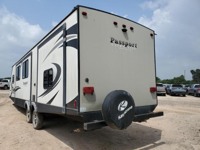 4YDT32929KK412460 - 2019 PASSPORT TRAVELTRLR CREAM photo 3