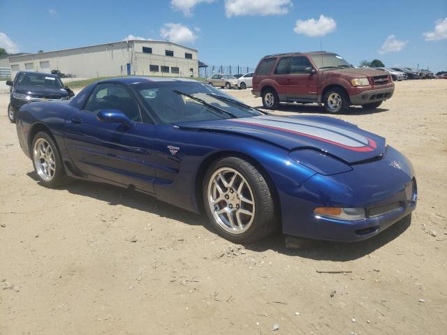 1G1YY12S545131264 - 2004 CHEVROLET CORVETTE Z06 BLUE photo 4