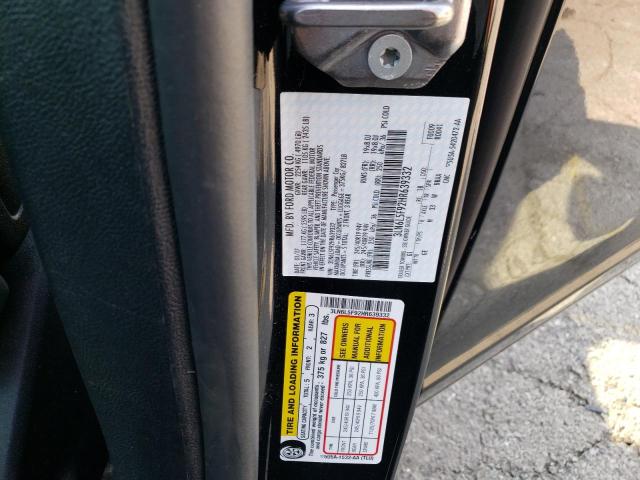 3LN6L5F92HR639332 - 2017 LINCOLN MKZ RESERVE შავი ფოტო 12