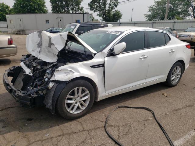 KNAGM4A74D5306730 - 2013 KIA OPTIMA LX WHITE photo 1