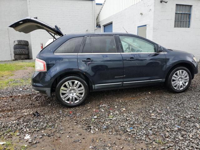 2FMDK49CX8BB01889 - 2008 FORD EDGE LIMITED BLUE photo 3