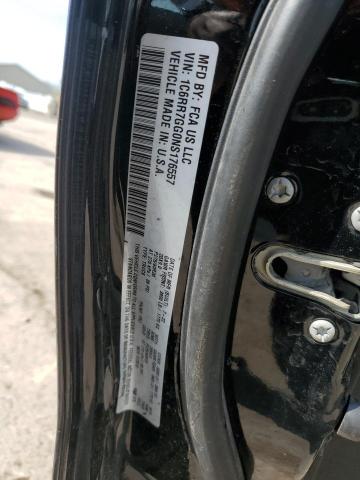 1C6RR7GG0NS176557 - 2022 RAM 1500 CLASS SLT შავი ფოტო 13