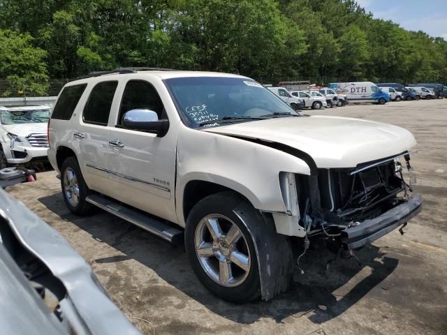 1GNSCCE06ER138453 - 2014 CHEVROLET TAHOE C1500 LTZ WHITE photo 4