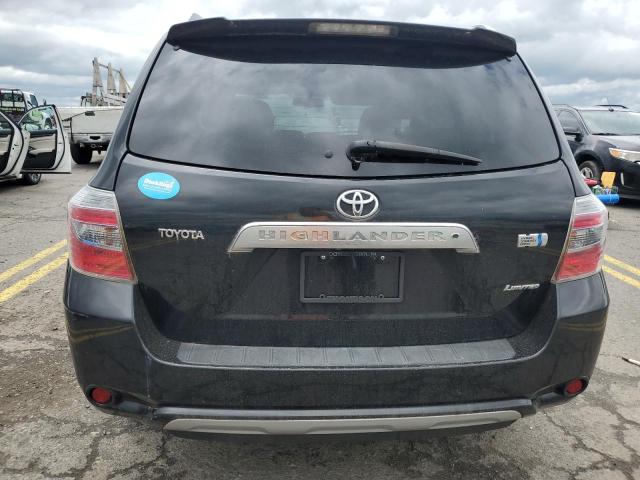 JTEEW44AX92027881 - 2009 TOYOTA HIGHLANDER HYBRID LIMITED BLACK photo 6