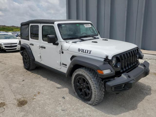 1C4HJXDG3NW223959 - 2022 JEEP WRANGLER U SPORT WHITE photo 4