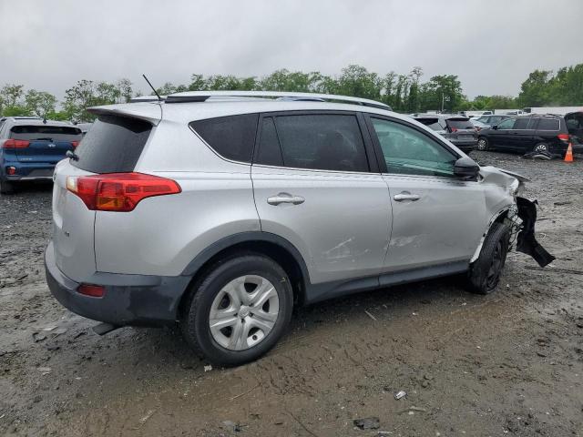 2T3ZFREV9DW054445 - 2013 TOYOTA RAV4 LE SILVER photo 3