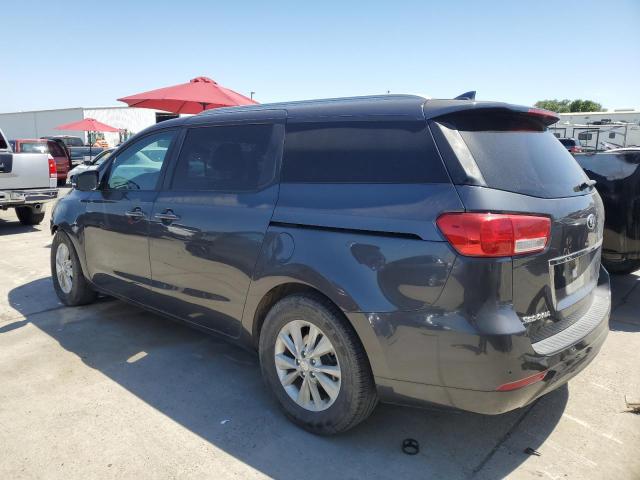 KNDMB5C13G6090572 - 2016 KIA SEDONA LX GRAY photo 2