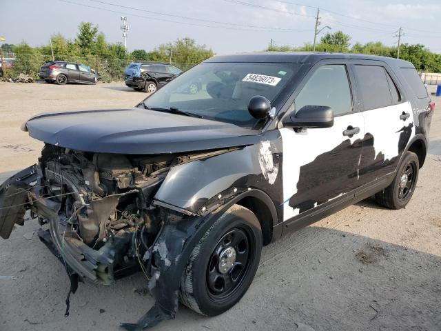 1FM5K8AR9JGB12084 - 2018 FORD EXPLORER POLICE INTERCEPTOR BLACK photo 1