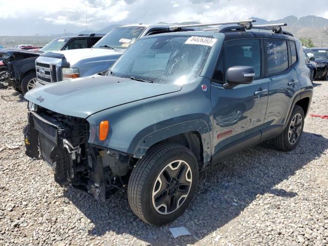 ZACCJBCT5FPB86147 - 2015 JEEP RENEGADE TRAILHAWK GRAY photo 1