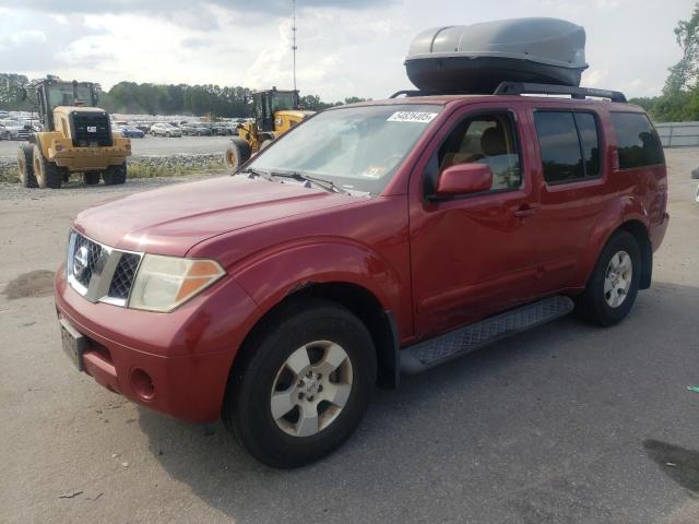 5N1AR18W96C662459 - 2006 NISSAN PATHFINDER LE RED photo 1