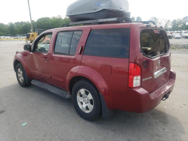 5N1AR18W96C662459 - 2006 NISSAN PATHFINDER LE RED photo 2