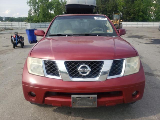 5N1AR18W96C662459 - 2006 NISSAN PATHFINDER LE RED photo 5