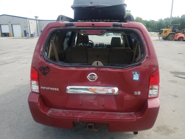 5N1AR18W96C662459 - 2006 NISSAN PATHFINDER LE RED photo 6