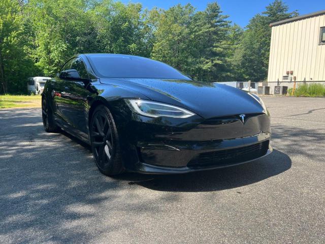 5YJSA1E67NF471242 - 2022 TESLA MODEL S 黑色 照片 1