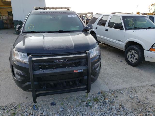 1FM5K8AR0JGA44063 - 2018 FORD EXPLORER POLICE INTERCEPTOR BLACK photo 5