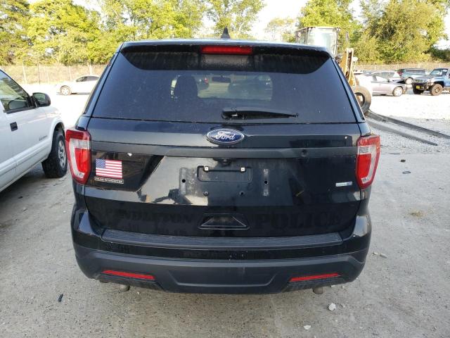 1FM5K8AR0JGA44063 - 2018 FORD EXPLORER POLICE INTERCEPTOR BLACK photo 6
