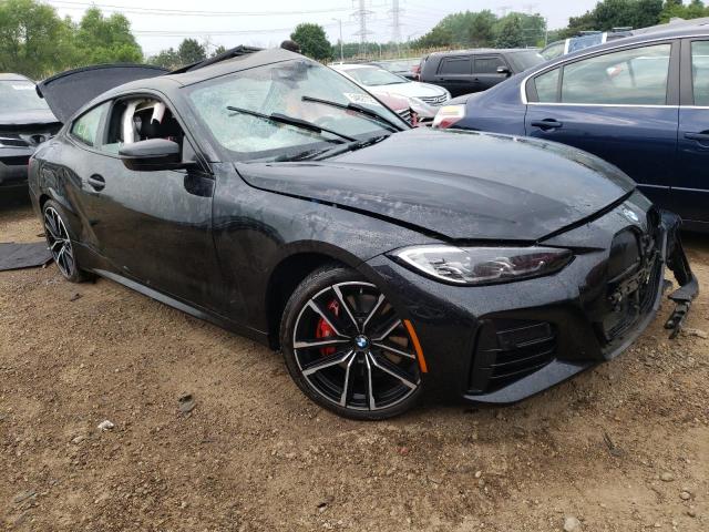 WBA13AR05MCF29260 - 2021 BMW M440XI BLACK photo 4