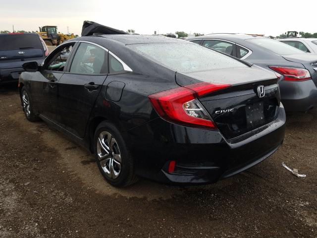 19XFC2F50HE067233 - 2017 HONDA CIVIC LX BLACK photo 3