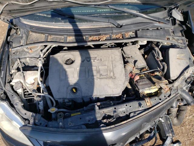 JTDBU4EE9B9163706 - 2011 TOYOTA COROLLA BASE შავი ფოტო 11