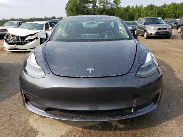 5YJ3E1ECXNF266299 - 2022 TESLA MODEL 3 GRAY photo 5