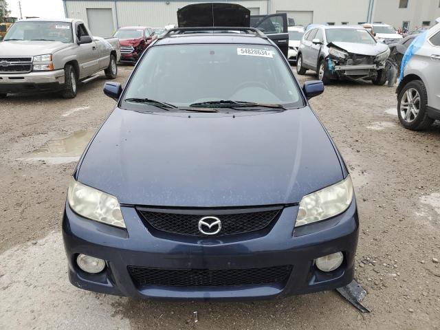 JM1BJ245821605498 - 2002 MAZDA PROTEGE PR5 BLUE photo 5