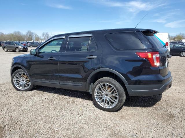 1FM5K8AR4JGA58242 - 2018 FORD EXPLORER POLICE INTERCEPTOR შავი ფოტო 2