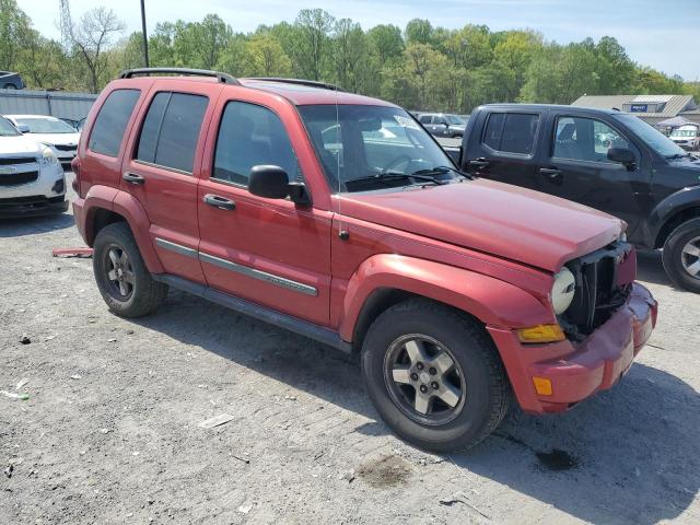 1J4GL38K05W690330 - 2005 JEEP LIBERTY RENEGADE 栗色 照片 4