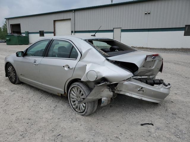 3FADP0L36AR262891 - 2010 FORD FUSION HYBRID SILVER photo 2