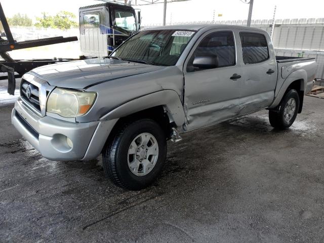 3TMJU62N87M041892 - 2007 TOYOTA TACOMA DOUBLE CAB PRERUNNER SILVER photo 1