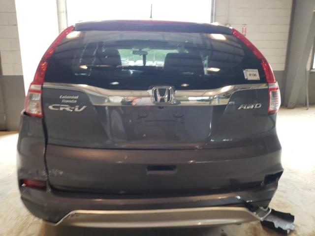 2HKRM4H51FH692087 - 2015 HONDA CR-V EX GRAY photo 6