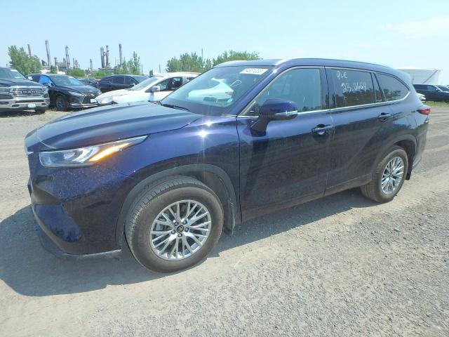 5TDGZRBH7MS068634 - 2021 TOYOTA HIGHLANDER XLE Mavi foto 1