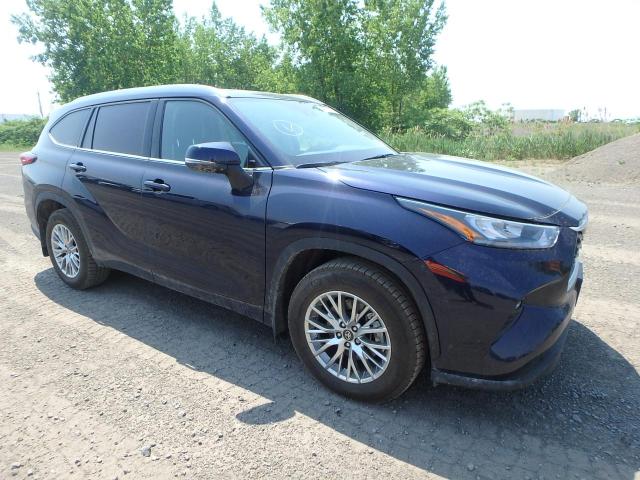 5TDGZRBH7MS068634 - 2021 TOYOTA HIGHLANDER XLE Mavi foto 4