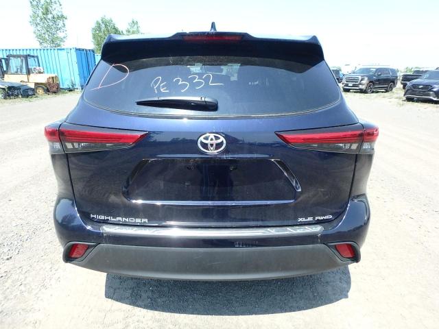 5TDGZRBH7MS068634 - 2021 TOYOTA HIGHLANDER XLE Mavi foto 6