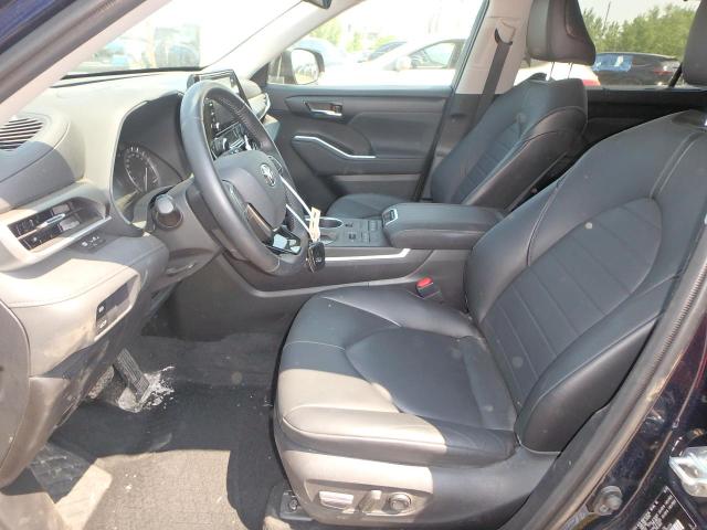 5TDGZRBH7MS068634 - 2021 TOYOTA HIGHLANDER XLE Mavi foto 7