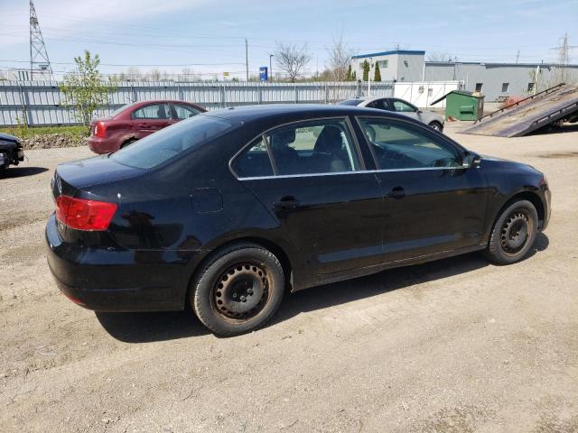 3VWDX7AJ9DM366746 - 2013 VOLKSWAGEN JETTA SE BLACK photo 3