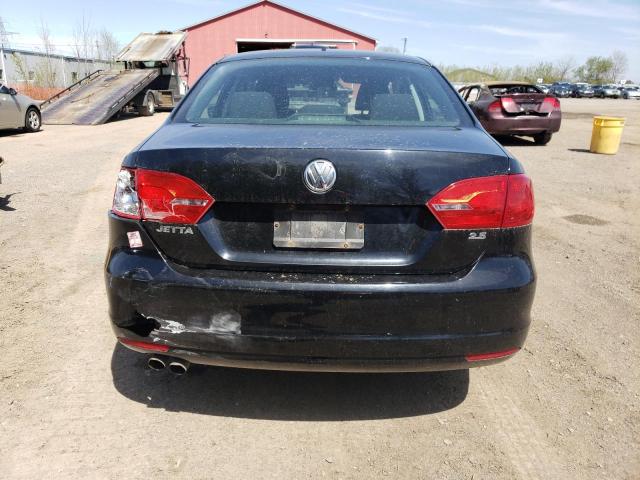 3VWDX7AJ9DM366746 - 2013 VOLKSWAGEN JETTA SE BLACK photo 6
