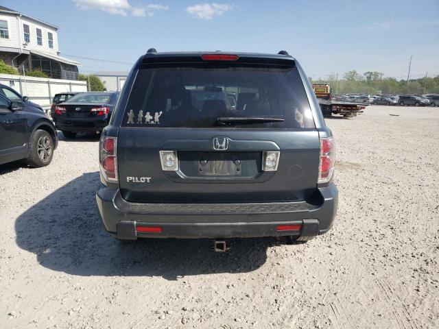 5FNYF28556B031512 - 2006 HONDA PILOT EX GREEN photo 6