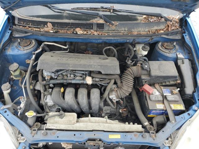 2T1KR32E38C689994 - 2008 TOYOTA COROLLA MA XR BLUE photo 11
