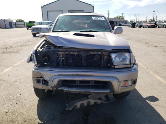 JT3HN86R620367713 - 2002 TOYOTA 4RUNNER SR5 SILVER photo 5