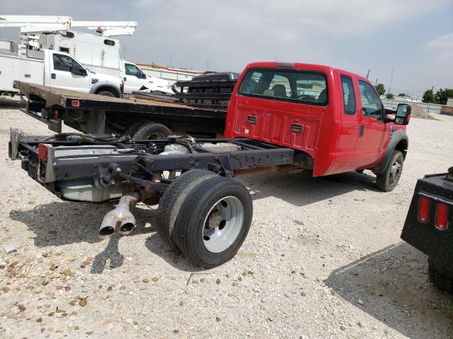 1FDAX57R18EE26131 - 2008 FORD F550 SUPER DUTY RED photo 3