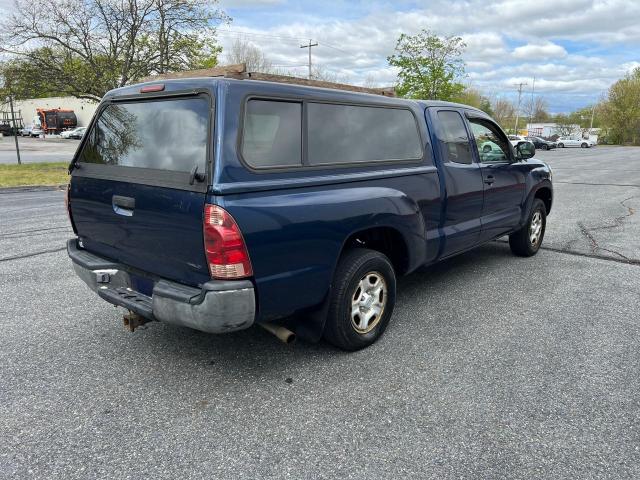 5TETX22N05Z054015 - 2005 TOYOTA TACOMA ACCESS CAB BLUE photo 4